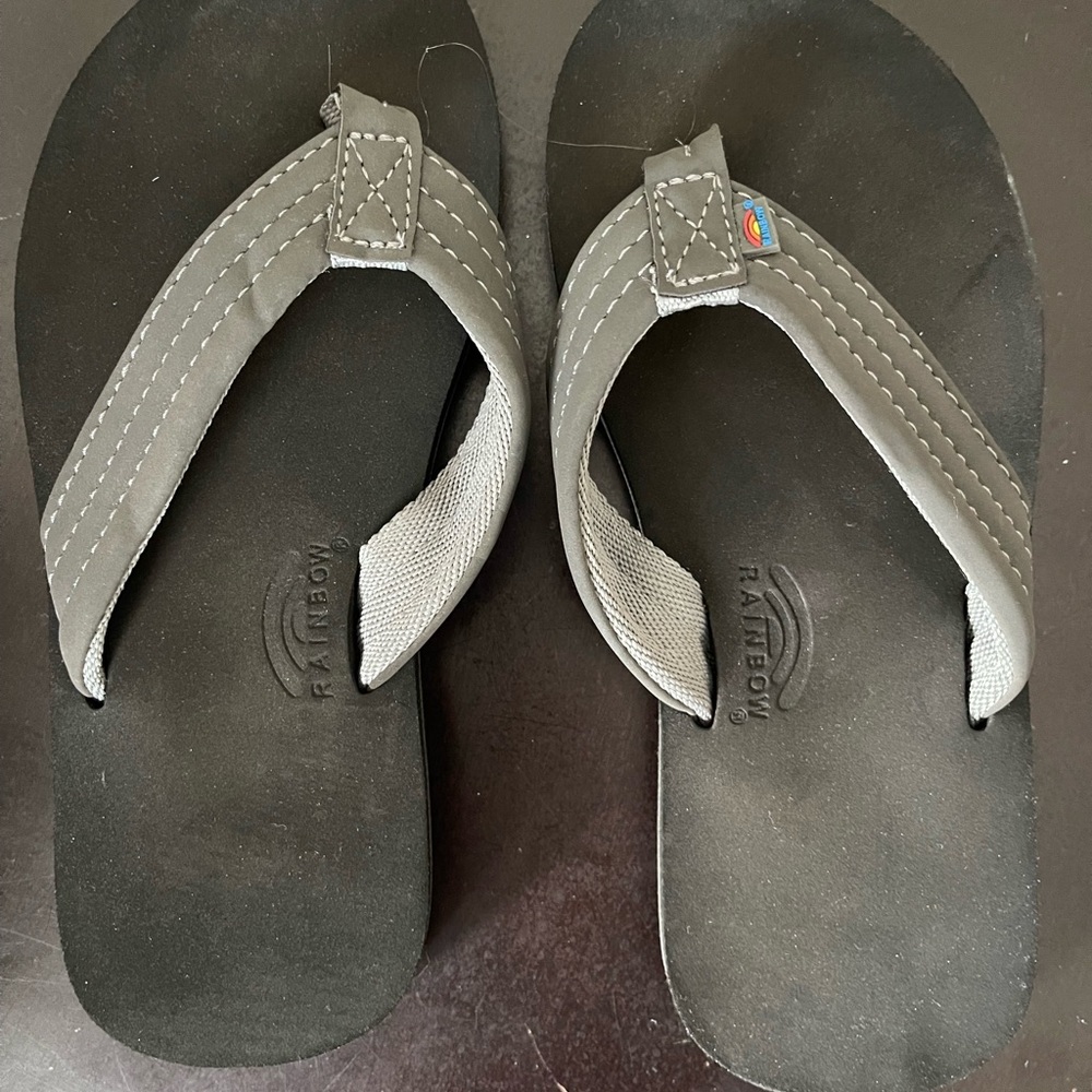 Barely Worn Kids Grombows Rainbow Sandals